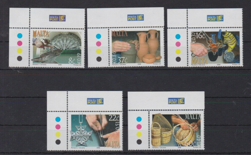 Malta 2006 Postfrisch Minr.  1483-1487  Handwerkskunst